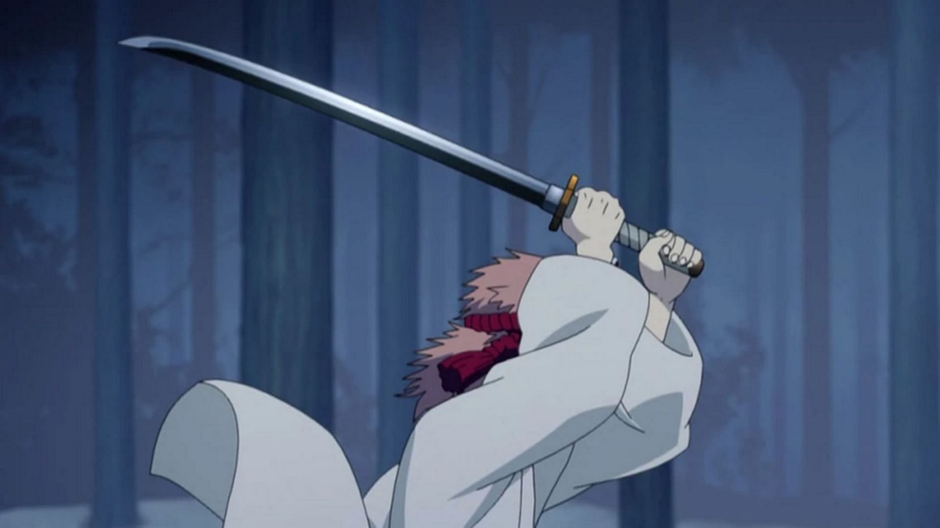Sabito's sword (Image via Ufotable)
